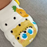 科巢（scoornest）兒童洞洞鞋寶寶拖鞋男女童夏季涼拖包頭幼兒小孩洗澡防滑軟底 海綿寶寶（白底） 授權 17 -適合腳長(cháng)16-17cm 曬單實(shí)拍圖