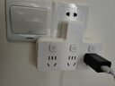 施耐德電氣 轉換插頭/品字形一轉三插座/ 適用于臥室廚房 3位分控轉換插座 曬單實(shí)拍圖