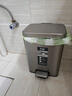 EKO腳踏式垃圾桶6L雅鋼家用衛(wèi)生間廚房不銹鋼大號(hào)EK9361張若昀同款 曬單實(shí)拍圖