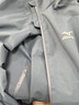 美津濃（MIZUNO）戶(hù)外夾克男連帽梭織印花透氣情侶鋒衣外套上衣 曬單實(shí)拍圖