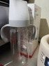 愛得利（evorie）吸管奶瓶1-3歲直飲杯 嬰兒玻璃12個月以上300ml帶手柄重力球 曬單實拍圖
