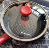 特福（Tefal）平底鍋家用牛排不粘煎鍋少油煙有鈦煎餅鍋電磁爐燃氣灶通用28cm 曬單實拍圖