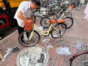 SANGPU通勤自行車(chē)成人男女士輕便代步休閑學(xué)生復古單車(chē)上班騎親子出行 頂配/單速-黃【雙層鋁輪】 26寸【155-175cm】 曬單實(shí)拍圖