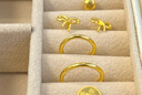 金至尊（3DG Jewellery） 黃金耳環(huán)圓形素圈光面簡(jiǎn)約999足金耳飾送媽媽老婆生日禮物計價(jià) 簡(jiǎn)約圓-金重1.31克-EB01010822 曬單實(shí)拍圖