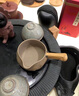 側把紫砂公道杯段泥大號大容量帶把手分茶器家用茶漏公杯陶瓷茶海 側把段泥公道杯 曬單實(shí)拍圖