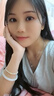 可玉可求直播選貨和田玉手鐲 女款國風(fēng)雅色青白玉古典玉鐲 玉石手鐲 晴柔 圓條約52-53毫米 曬單實(shí)拍圖