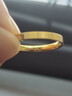 金至福鉆紋黃金戒指足金5D硬金米字素圈拉絲指環(huán)男女情侶款新年生日禮物 2MM版約1克（多退少補-16圈） 曬單實(shí)拍圖