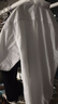 京東京造短袖襯衫男商務(wù)長(zhǎng)絨棉襯衫男白襯衫男七夕情人節(jié)禮物白43 曬單實(shí)拍圖