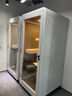 隔音房移動(dòng)電話(huà)亭室內錄音棚家用隔音艙靜音倉隔音倉直播間練歌房 140*120*225cm鈑金白色款 曬單實(shí)拍圖