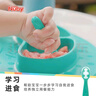 努比（Nuby）嬰兒輔食勺硅膠寶寶訓練沾勺自主進(jìn)食勺寶寶訓練勺餐具3支裝 綠紅藍 曬單實(shí)拍圖