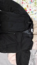 森馬（Semir）羽絨服女插肩袖可脫卸毛領(lǐng)2025新款冬季oversize花苞外套復古 黑色調（灰鴨絨）00399（特寬松介意可拍小一碼） L 曬單實(shí)拍圖