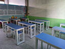 同宿教育機構培訓桌補習班輔導班中小學(xué)生課桌椅組合雙人會(huì )議室長(cháng)條桌 1400*400*750雙層 曬單實(shí)拍圖