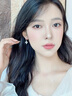 APM Monaco銀白色十字架不對(duì)稱(chēng)圈形耳環(huán)女2025年新款女士耳飾生日禮物 曬單實(shí)拍圖