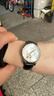寶時(shí)捷（POSCER）手表男士皮帶自動(dòng)機械表鏤空腕表女情侶防水伯列朗特系列禮物6080 黑皮白盤(pán)機械女表6080L.WBW 曬單實(shí)拍圖