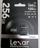 雷克沙（Lexar）256GB TF(MicroSD)存儲卡 V30 4K 讀205MB/s 無人機運動相機Pocket3官方推薦內(nèi)存卡(SILVER PLUS) 曬單實拍圖