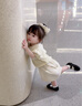 ENHENN嬰兒吊帶裙薄紗2025夏裝女童連衣裙女寶寶公主裙白裙子 白色 90 cm 曬單實(shí)拍圖