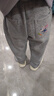 迪士尼女童褲子春秋兔子警官闊腿褲女孩洋氣運(yùn)動長褲PBZPL3163 灰色130 曬單實(shí)拍圖