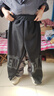 胖男童加絨加厚褲子加肥加大中大童冬季寬松運動(dòng)褲加厚保暖一體絨 黑色漸變【加絨款】 180 碼適合【130-150斤】 曬單實(shí)拍圖