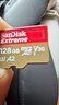 閃迪（SanDisk）128GB TF(MicroSD)內(nèi)存卡 4K極速金卡A2 V30 U3行車記錄儀 運(yùn)動(dòng)相機(jī)無人機(jī) 監(jiān)控存儲(chǔ)卡 讀190MB/s 曬單實(shí)拍圖
