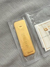 中國黃金 Au9999黃金薄片投資金條100g 曬單實(shí)拍圖