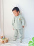 哈趣猴嬰兒秋冬季家居服睡衣內衣男童女童套裝秋衣男童女寶寶冬季保暖衣 綠色 90 【建議80-90cm，21-25斤寶寶】 曬單實(shí)拍圖