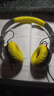 貓倫適用森海塞爾HD25耳機套HD25-1 HD250BT HD25SP-II耳機罩頭戴式耳機保護套海綿套頭梁皮套替換配件 【親膚蛋白皮】黃色耳套一對 曬單實(shí)拍圖