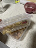 拜杰一次性飯盒方形外賣打包盒餐盒塑料食品級快餐盒箱裝750ml*300套 曬單實拍圖