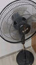 志高（CHIGO）電風(fēng)扇落地扇家用臺式夏天小宿舍遙控立式搖頭工業(yè)大風(fēng)力電扇 16英寸機械五葉三檔定時(shí)1.7米線(xiàn) 曬單實(shí)拍圖