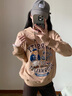 Teenie Weenie小熊女裝衛(wèi)衣2025秋新款學(xué)院風(fēng)寬松刺繡大熊連帽外套 卡其色 M 曬單實(shí)拍圖