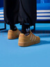 adidas「面包鞋」COURTIC經(jīng)典運動(dòng)板鞋男女阿迪達斯官方三葉草 芥末黃   44 曬單實(shí)拍圖
