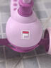 斐樂(lè )（FILA）兒童滑板車(chē)便攜進(jìn)階學(xué)步車(chē)3至6-12歲防側翻可折疊單腳閃光踏板車(chē) 公主粉(3-12歲通用）加寬閃光輪胎一鍵折疊兒童禮物 曬單實(shí)拍圖