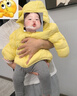 巴拉巴拉童裝兒童羽絨服寶寶女童男童2025冬裝嬰兒保暖外套萌208425107201 曬單實拍圖