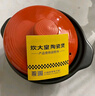 炊大皇  COOKER KING 大容量砂鍋燉鍋家用耐高溫陶土沙鍋明火燃?xì)馓胀领抑笾囔沂?【贈(zèng)1.1L】橙蓋砂鍋 3.3L 曬單實(shí)拍圖