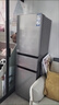 海爾（Haier）310升風(fēng)冷無(wú)霜三開(kāi)門(mén)多門(mén)家用小冰箱小型宿舍租房一級能效節能BCD-310WGHD3E7WV(銀) 曬單實(shí)拍圖