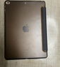 畢亞茲 適用iPad Air2保護套 iPad6代蘋(píng)果平板電腦保護后外殼 輕薄防摔 休眠三折皮套男女款 PB13-金剛黑 曬單實(shí)拍圖