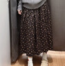 優(yōu)衣庫女裝棉質(zhì)抽褶裙/層疊半身裙481043 483572 483572/39棕黑色 L 曬單實(shí)拍圖