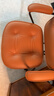 宜家（IKEA）阿勒夫耶原創(chuàng  )復古辦公椅真皮電腦椅商務(wù)老板椅家用休閑椅 金棕色(真皮) 曬單實(shí)拍圖