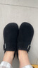 斯凱奇（Skechers）單鞋勃肯鞋女士2025新款秋季牛皮一腳蹬休閑鞋厚底豆豆鞋159018 曬單實(shí)拍圖
