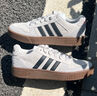 adidas「小鋸齒」D-PAD CLASSIC休閑美高風(fēng)復(fù)古籃球板鞋阿迪達(dá)斯 淺灰/黑色/淺猩紅   42 曬單實(shí)拍圖