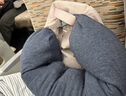 MUJI舒適頸部靠枕 午睡枕U型枕辦公室頭枕靠枕旅行枕學(xué)生護(hù)頸枕深灰色 曬單實(shí)拍圖