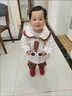 G.DUCKKIDS小黃鴨童裝兒童套裝女童秋裝套裝1-3歲女寶寶衣服嬰兒秋天裙子褲 FQ069 粉紅色三件套 90 尺碼1~2歲【 80-90cm】cm 曬單實(shí)拍圖