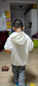 G.DUCKKIDS小黃鴨男童春裝外套純棉寶寶2023新款兒童春秋款小童洋氣夾克女童 米白色雪糕拉鏈口袋外套 90cm 建議身高80到85cm 曬單實(shí)拍圖