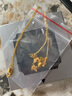 周大福 流蘇蝴蝶黃金項鏈(工費620)40cm 約4.8g EOF1058七夕禮物 曬單實(shí)拍圖