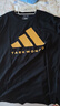 阿迪達斯短袖男春夏季休閑運動(dòng)透氣輕薄圓領(lǐng)T恤 黑/金（速干） 3XL 曬單實(shí)拍圖