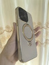 米尼鹿 蘋(píng)果14promax手機殼磁吸支架iphone14Pro保護套全包防摔蘋(píng)果14高端皮質(zhì)硅膠軟邊簡(jiǎn)約男女款皮殼 蘋(píng)果14ProMax【鈦金色】磁吸支點(diǎn)殼 曬單實(shí)拍圖