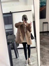 莫代爾拉鏈鯊魚(yú)褲女外穿秋冬新款高腰收腹提臀褲加絨彈力瑜伽打底褲女 灰色  薄款 2XL 建議130-150斤 曬單實(shí)拍圖