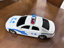 童兔警車(chē)玩具帶音樂(lè)1-3歲小號(hào) 兒童救援拖車(chē)仿真警車(chē)玩具科技模型 【白色】聲光回力警車(chē) 曬單實(shí)拍圖