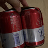百威啤酒紅罐淡色拉格330ml*24聽(tīng)整箱裝濃郁麥香 中秋送禮  曬單實(shí)拍圖