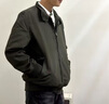 羅蒙美式復(fù)古工裝夾克男秋季痞帥立領(lǐng)休閑上衣服男士飛行員外套男 軍綠色 XL 適合 135斤-150斤 曬單實(shí)拍圖