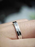 沄汧925純銀戒指情侶對戒一對送男女友禮物素圈求婚告白婚戒首飾飾品 愛(ài)永不止息情侶對戒一套【證書(shū)+禮盒】 曬單實(shí)拍圖